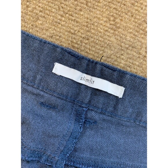 Calvin‎ Klein Chino Pants Mens 32x30 Slim Fit Straight Leg Herringbone - Picture 9 of 11